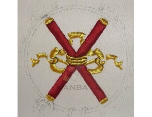 Masonic Badges While Embroidered 027