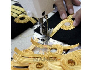 Navy Epaullette Sewing Process