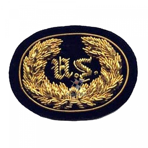 Medical Corps Embroidered Hat Badge