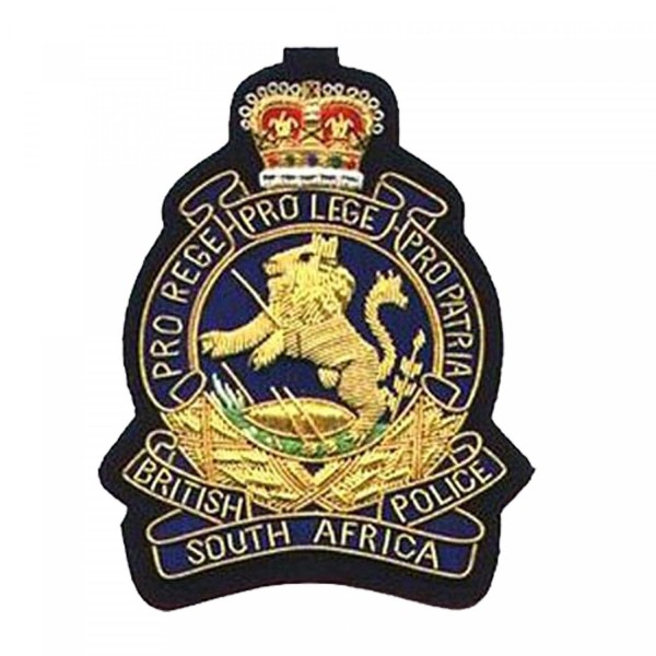Handmade Embroidered Police Badge