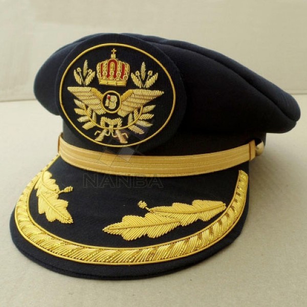 Uniform Embroidered Peaked Cap