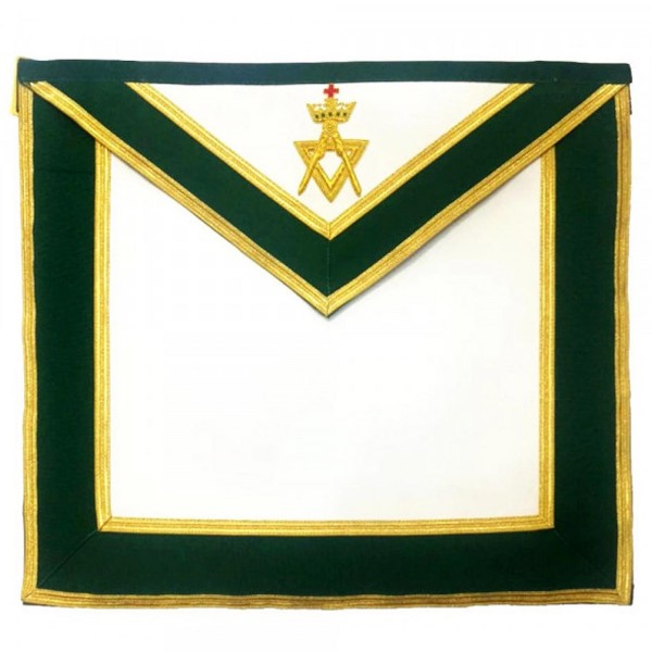 Allied Masonic Degree AMD Past Sovereign Master Apron Hand Embroidered