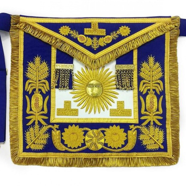 Deluxe Masonic Past Grand Master Apron Grand Lodge of Nova Scotia Canada
