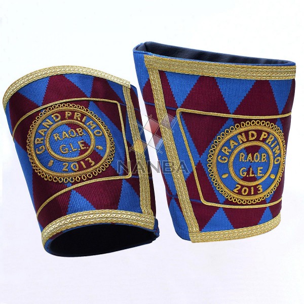 Regalia Gauntlet With Embroidery