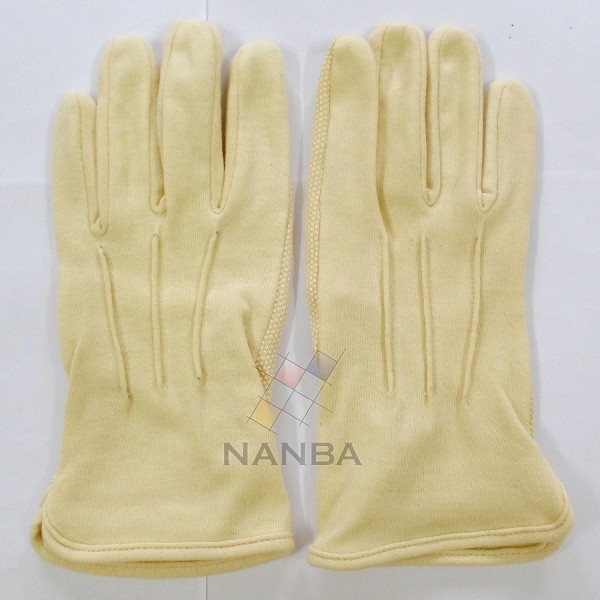 Yellow Cotton Gloves