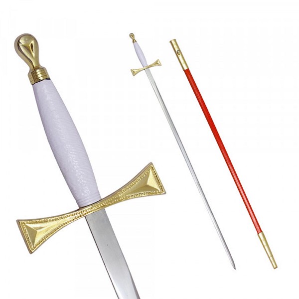 Masonic Ceremonial Sword Square Compass Cross Swords