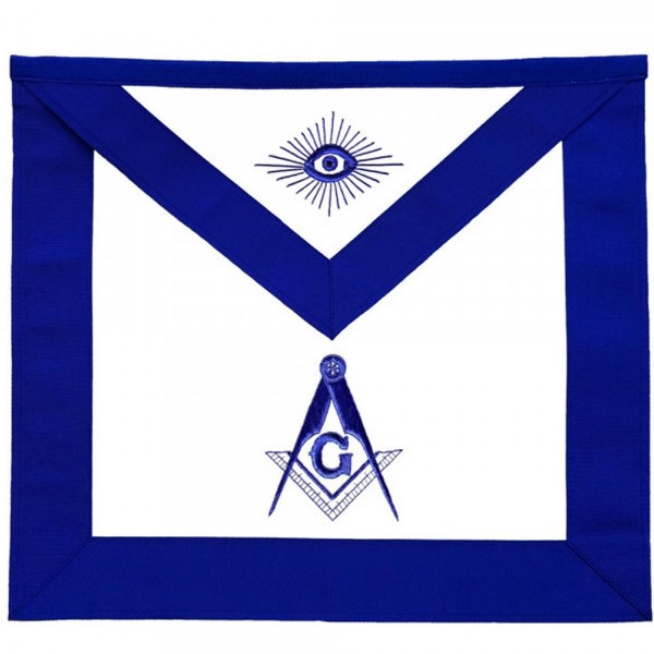 Masonic Master Mason Apron Blue Lodge