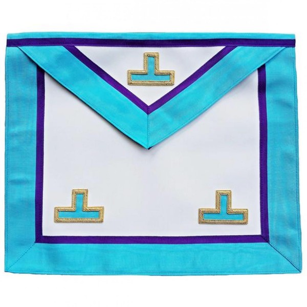 Masonic Memphis Misraim Rite Worshipful Master Apron with Tassles Hand Embroidered