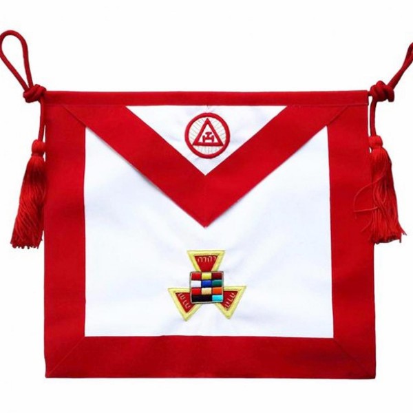 Masonic Apron Royal Arch Past High Priest PHP Hand Embroidered