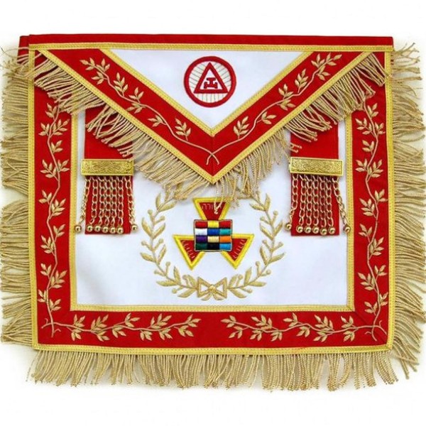 Masonic Apron Royal Arch Past High Priest Bullion Hand Embroidered