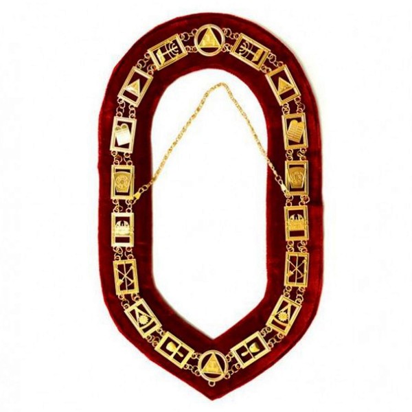 Royal Arch Masonic Chain Collar On Free Case