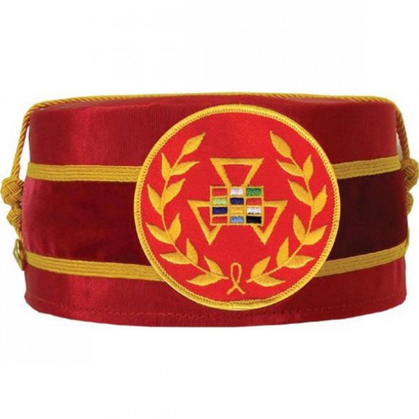 Royal Arch Cap Red Grand Past High Priest PHP Wreath