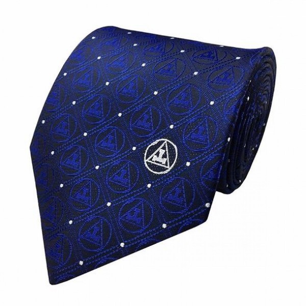 Masonic Regalia Silk Tie with Royal arch Triple tau Necktie