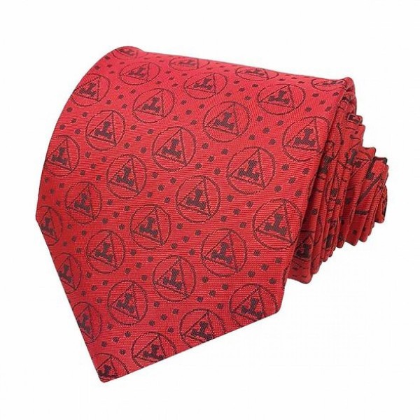 Masonic Royal Arch Red Tie new design Triple Taus