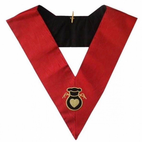 Masonic AASR Collar 18th Degree Knight Rose Croix Almoner
