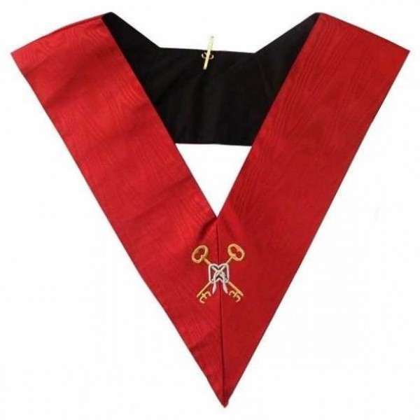 Masonic AASR Collar 18th Degree Knight Rose Croix Treasurer