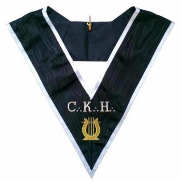 Masonic Officer Collar ASSR 30th Degree CKH Grand Organiste