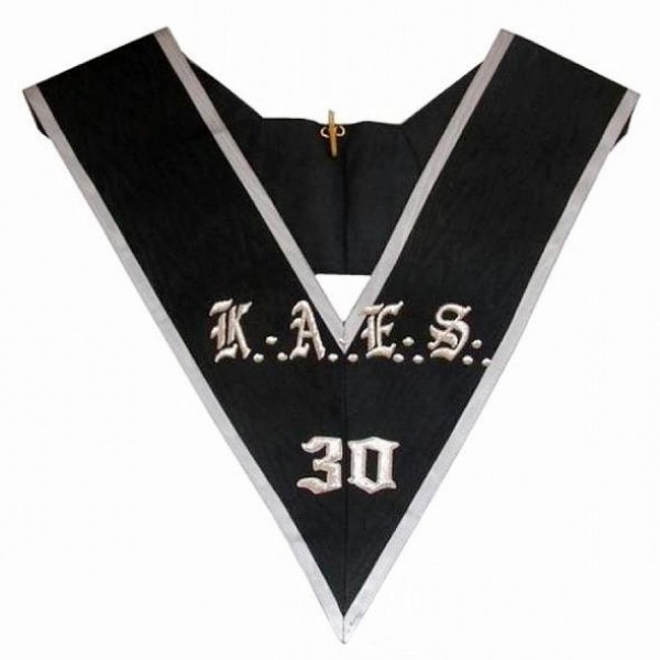 Masonic Collar AASR 30th Degree KAES