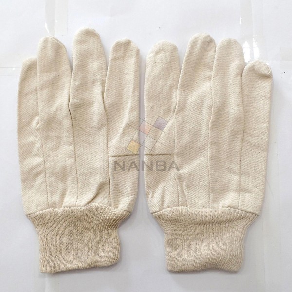 Dotted Cotton Canvas Gloves